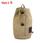 Nomad Friendly Canvas Bucket Bag Backpack