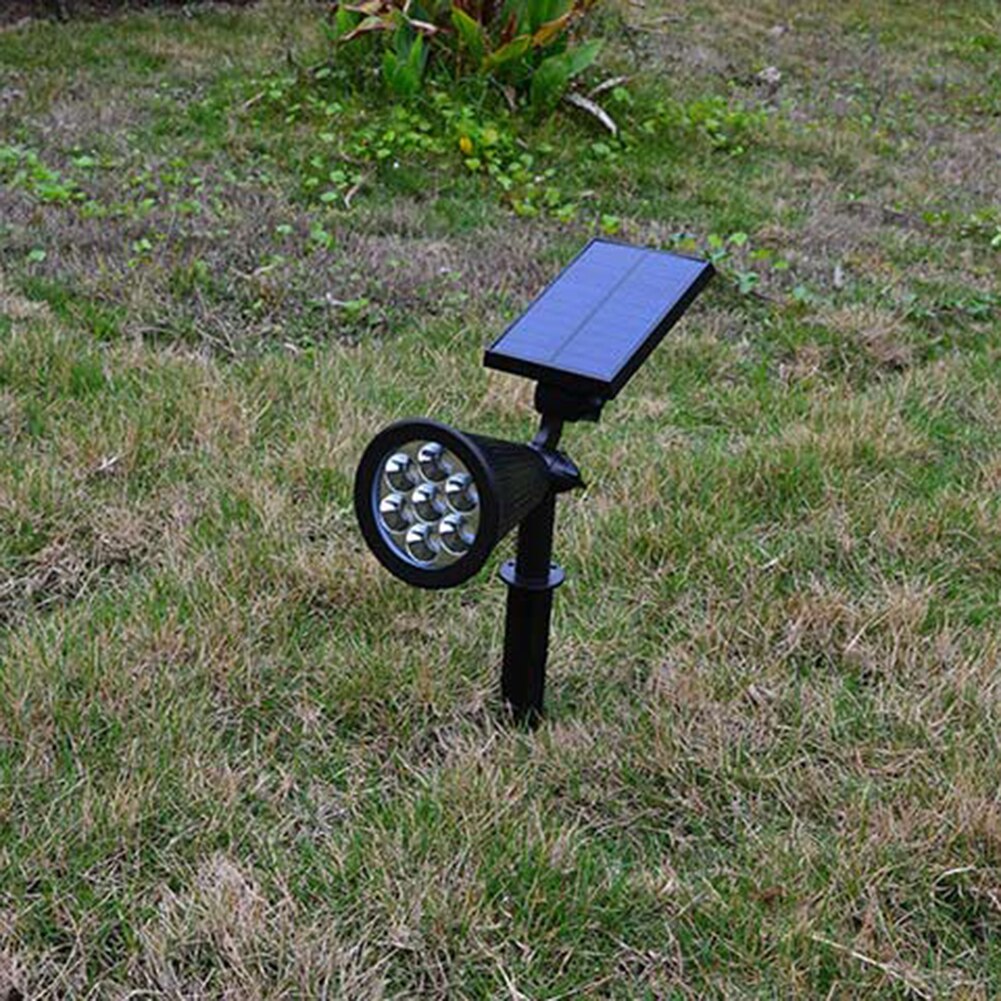 Solar-Powered Colorful Adjustable Garden Spotlight