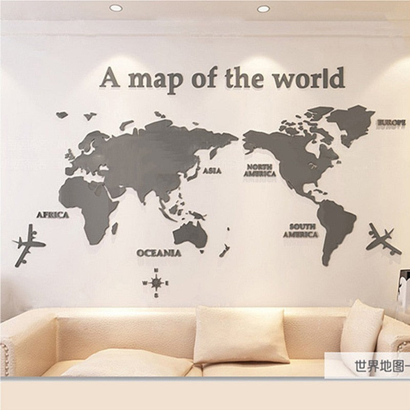 Globe Vision World Map Sticker - Image 12