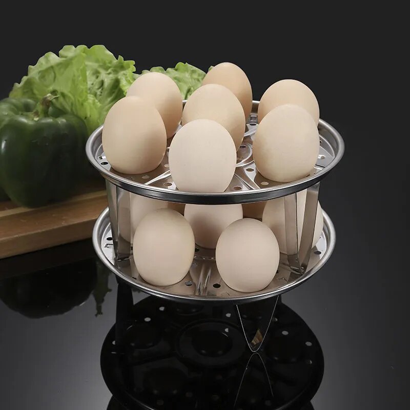 Stainless Steel Quick Egg Steamer Rack - Image 3
