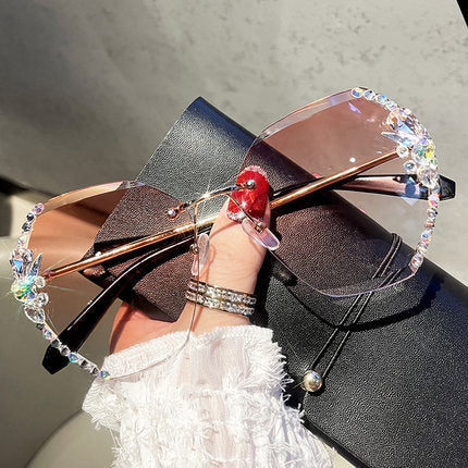 Fancy Women Rhinestone Sunglasses - Image 6