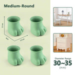 4Pcs Non-Slip Cat Paw Furniture Leg Cover