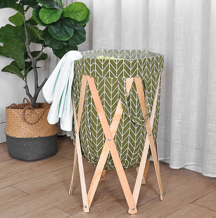 Modern Simple Foldable Creative Large Foldable Laundry Basket - Image 9