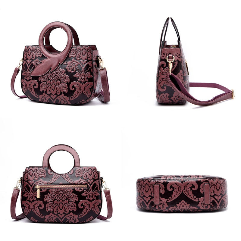 Classic Vintage Style Japanese Leather Handbag - Image 6