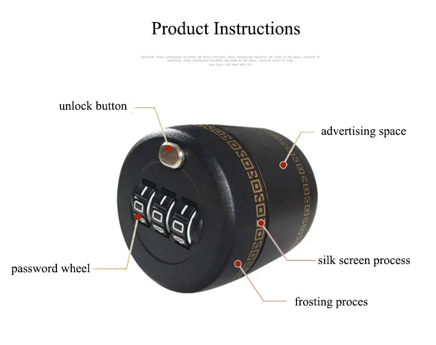 Drink Safe Reusable Childproof Password Lock Wine Bottle Stopper - Image 6