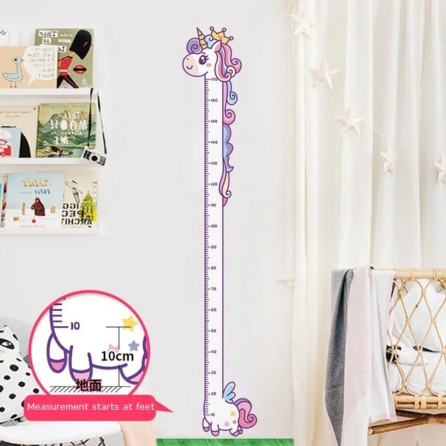 Animal Theme Kids Height Measurement Wall Sticker - Image 1