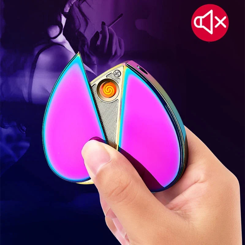 Heart-Shaped Love Spark Butane Flame Lighter