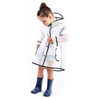 Cute Transparent Waterproof Kids Raincoat - Image 2