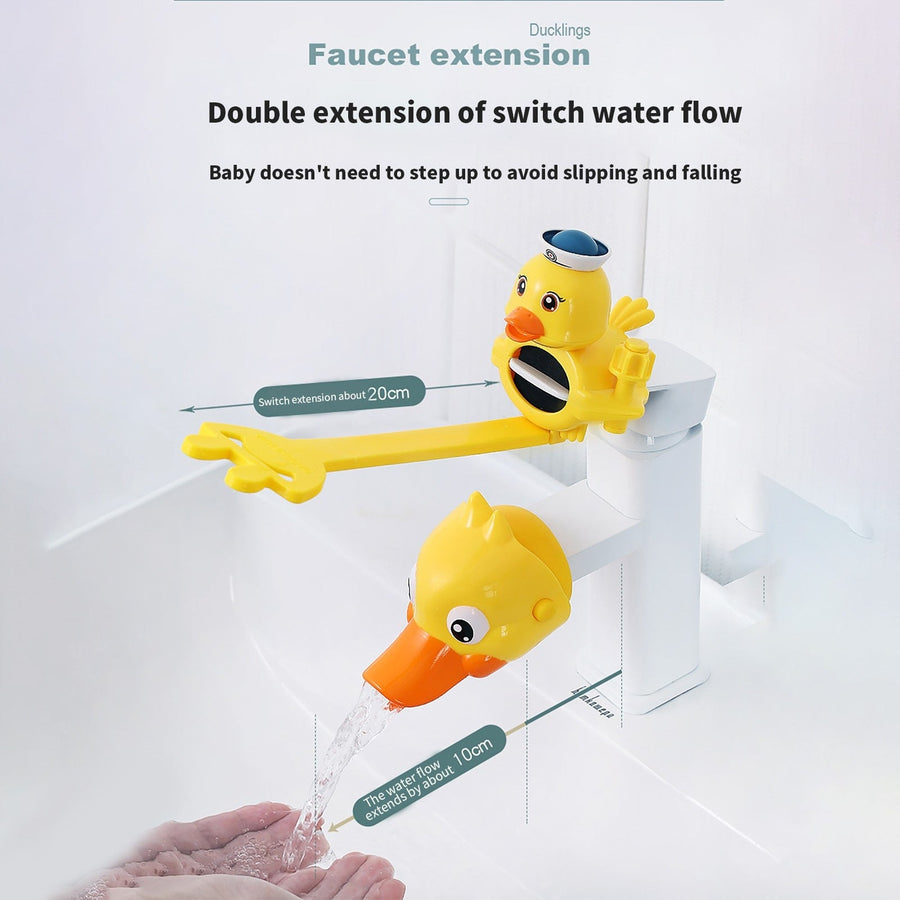 Cartoon Splash Proof Kids Faucet Extender - Image 2