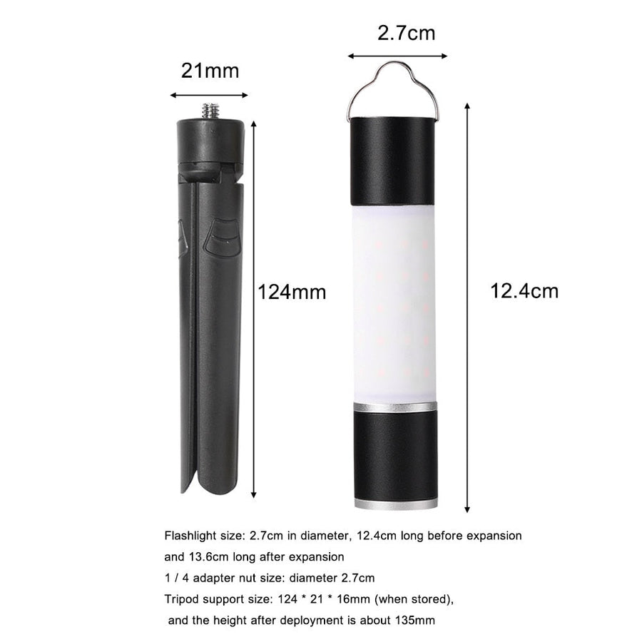 Rechargeable Hanging Zoomable Camping Flashlight - Image 9