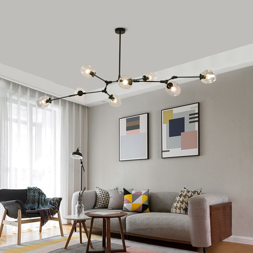 New York Art DNA Molecular Glass Chandelier - Image 1