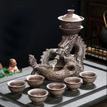 Ceramic Portable Traditional Dragon Tea Set