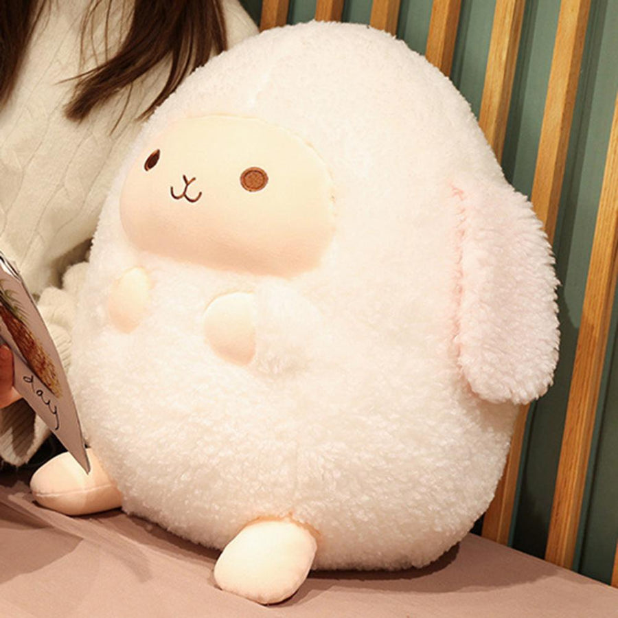 Fluffy Sheep Cozy Huggable Plush - Image 5