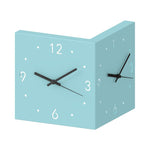 Two-Faced Corner Media Digital Wall Clock