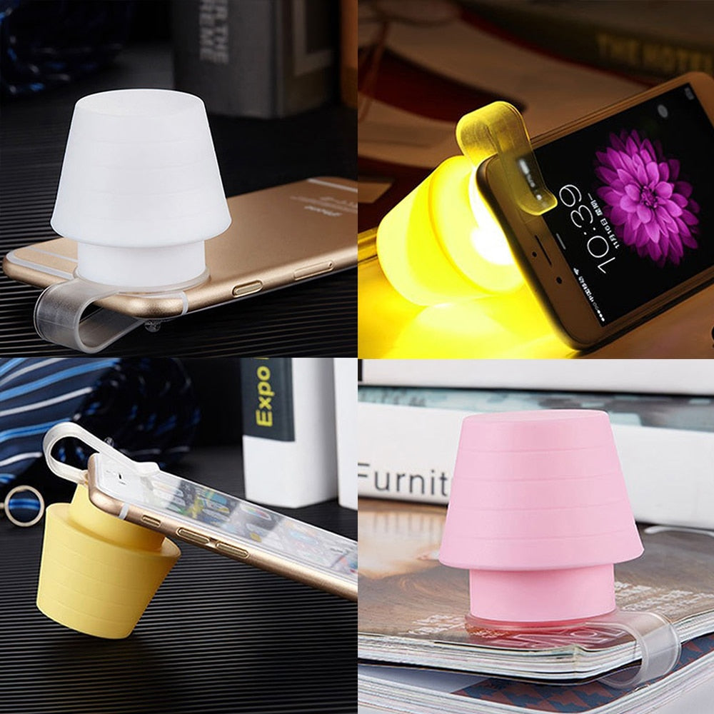 Phone Flashlight Lampshade Night Lamp