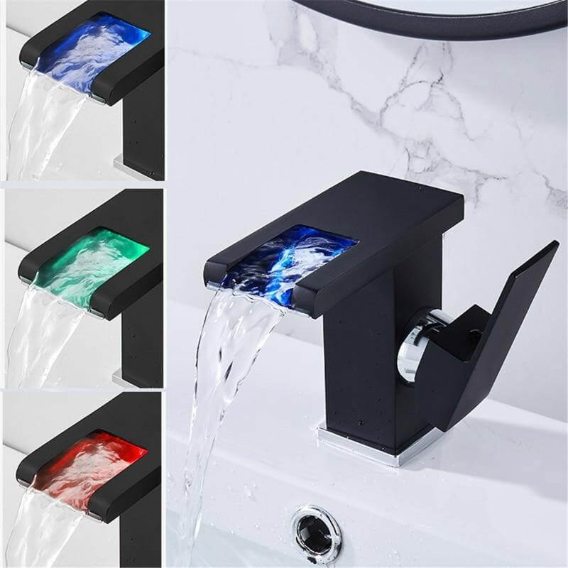 Water Temperature Sensitive LED Bathroom Faucet - Image 7