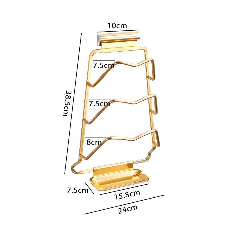 Wall-Mounted Extreme Pot Lid Holder Rack