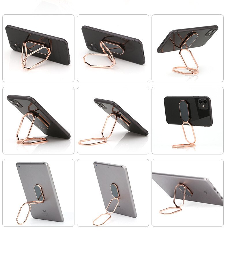 Octagon Shape Metal Phone Holder Stand