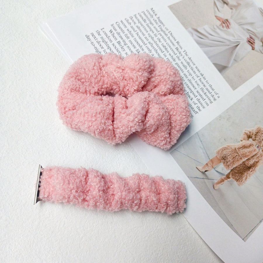 Cozy Plush Smart Watch Wristband - Image 10