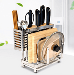 Stainless Steel Kitchen Utensils Organizer Drying Rack - MaviGadget