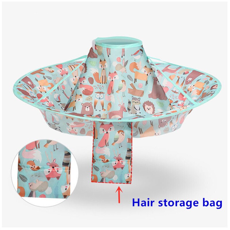 Reusable Kids Hair Cutting Cape - Image 1