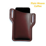 Retro Leather Waist Phone Holder