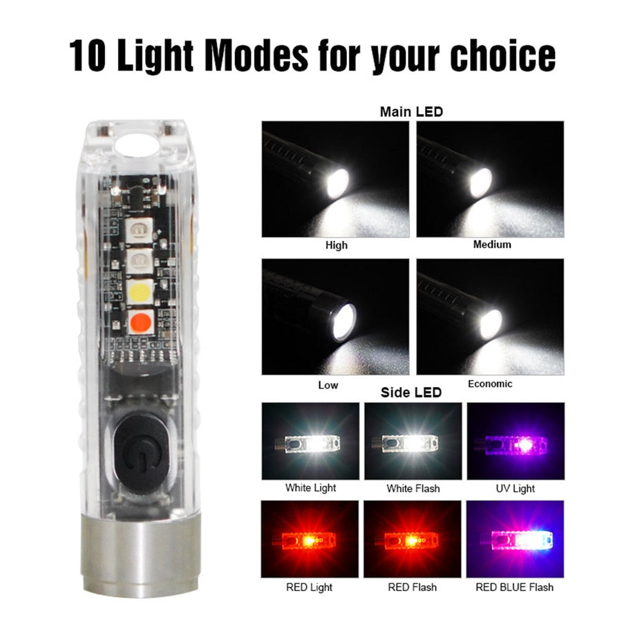 Mini LED Keychain Pocket Flashlight - Image 3