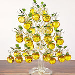 Elegant Crystal Apple Tree Home Decor