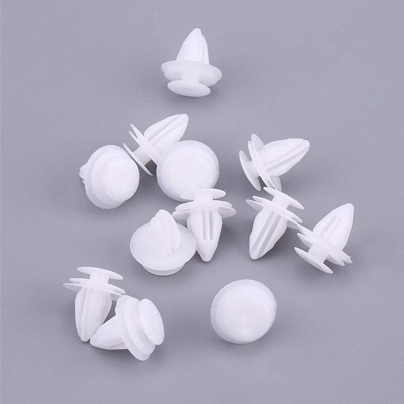 100pcs Auto Fastener Pin Rivet Bumper Car Clip Kit - Image 8