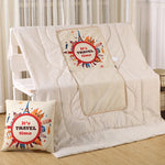 Cozy Convertible Pillow Quilt Combo Blanket