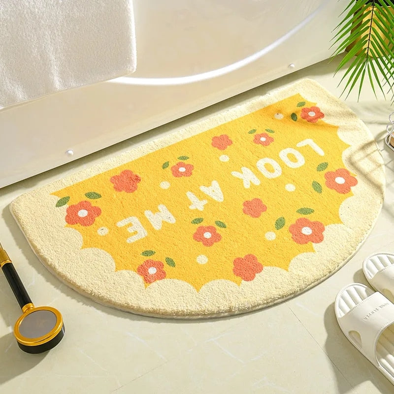 Floral Non-Slip Kawaii Doormats - Image 9