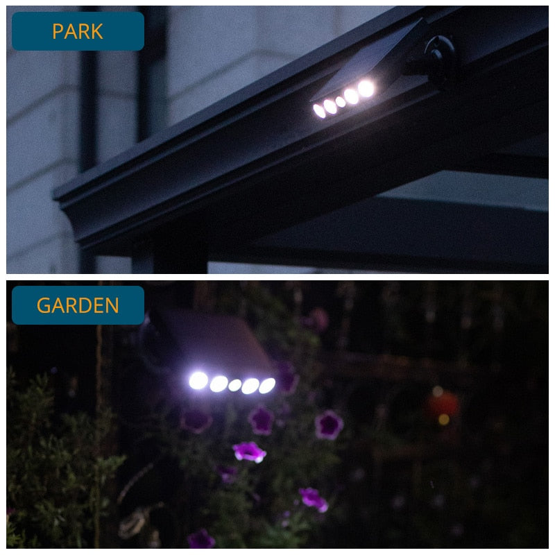 LED Solar Motion Sensor Outdoor Light