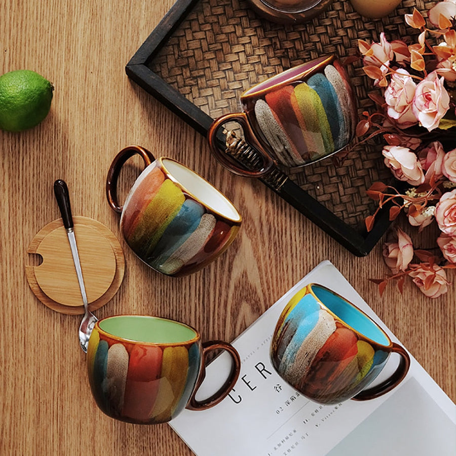 Collectible Colorful Handmade Coffee Mug - Image 3