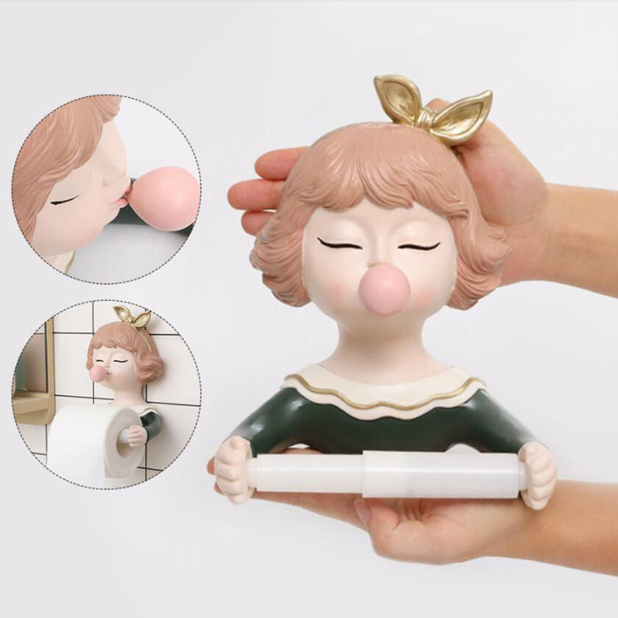 Fancy Girl Toilet Paper Roll Holder - Image 0