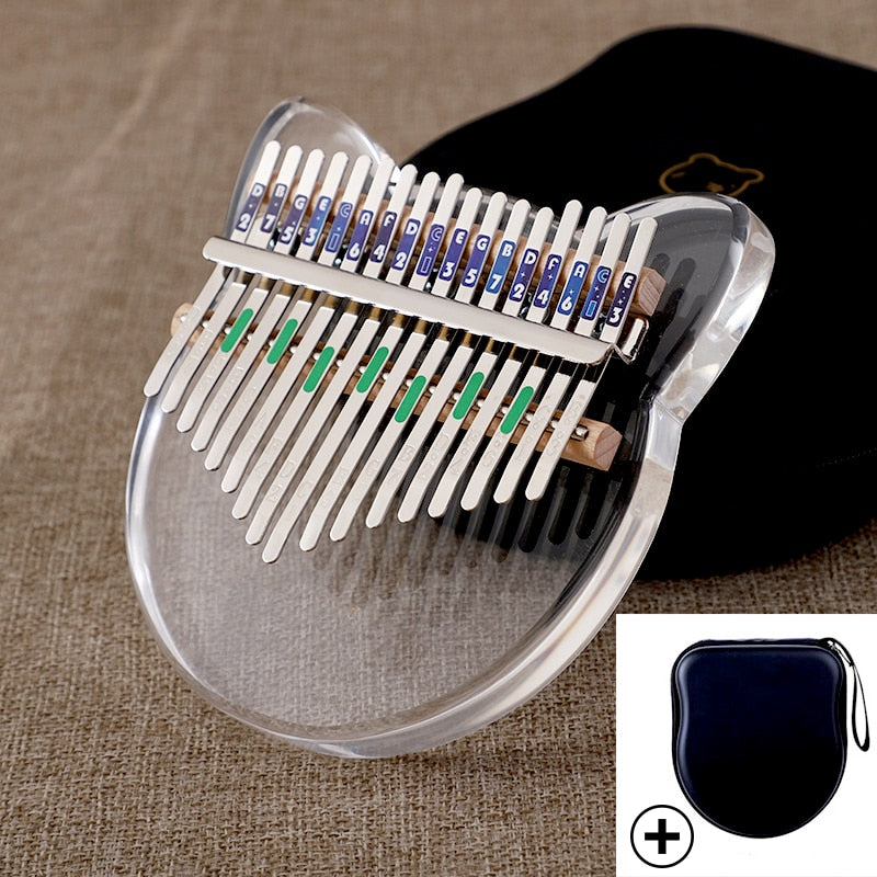 Mini Musical 17 Key Acrylic Thumb Piano - Image 9