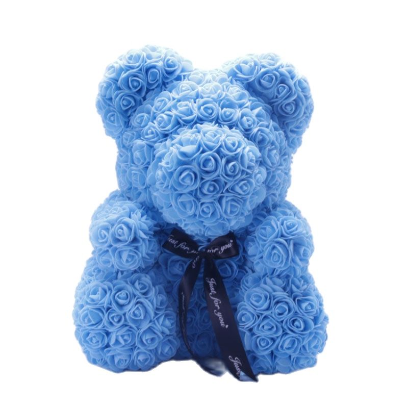 Artificial Rose Flowers Teddy Bear - Image 27