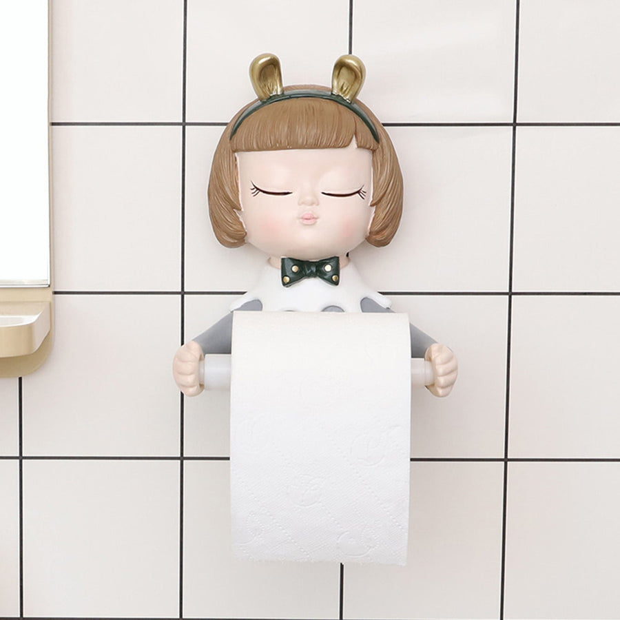 Fancy Girl Toilet Paper Roll Holder - Image 5