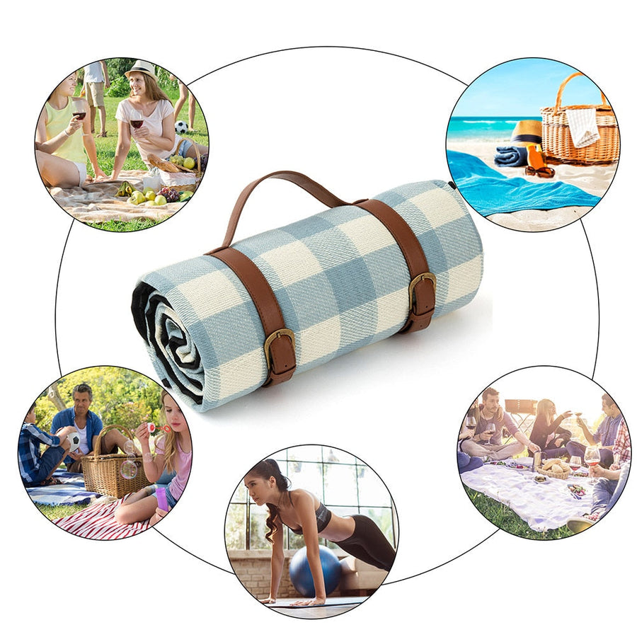 Waterproof Outdoor Foldable Beach Camping Mat - Image 9