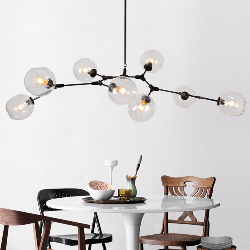 New York Art DNA Molecular Glass Chandelier - Image 0