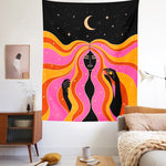 Bohemian Style Moon Energy Wall Hanging Decor