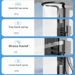 Nordic Rain Modern Waterfall Shower Set