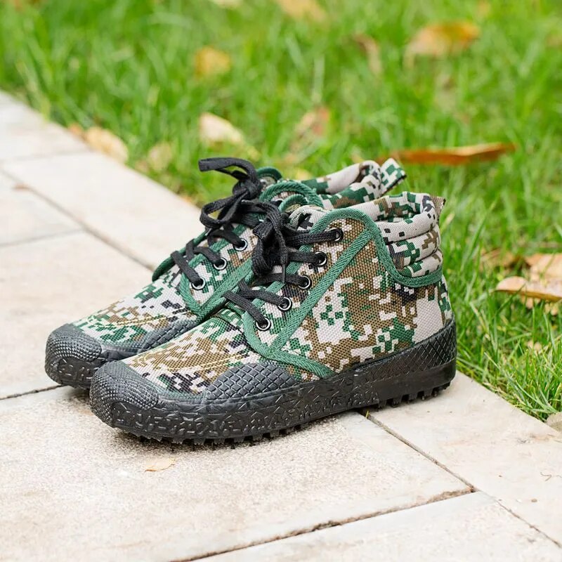 Urban Military Camouflage Tactical Boots - Image 5
