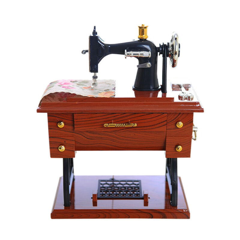 Mini Craft Retro Sewing Machine Decor - Image 6