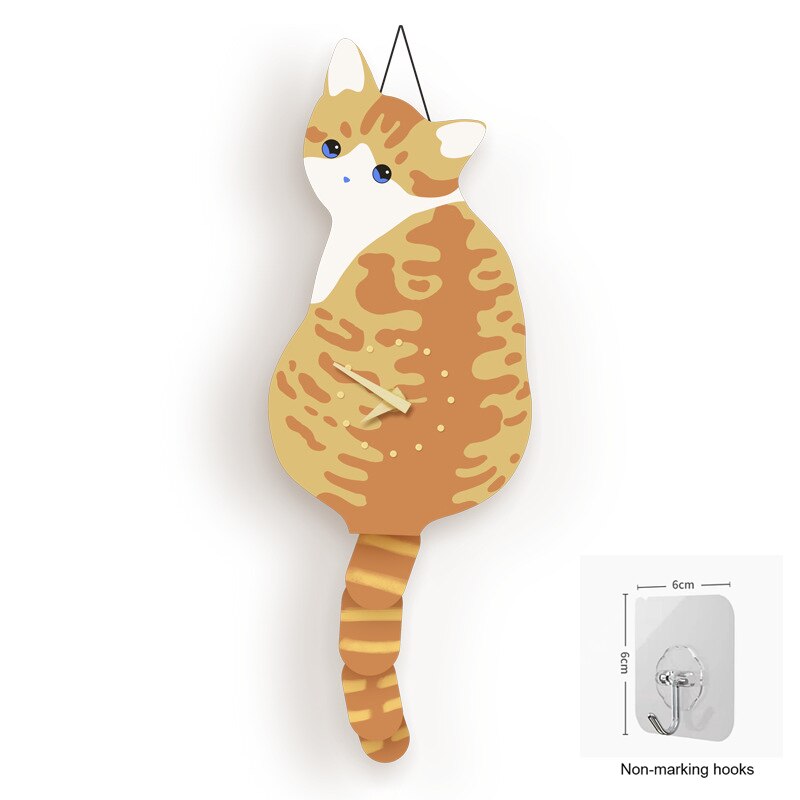 Creative Cat Wall Clock - Image 7