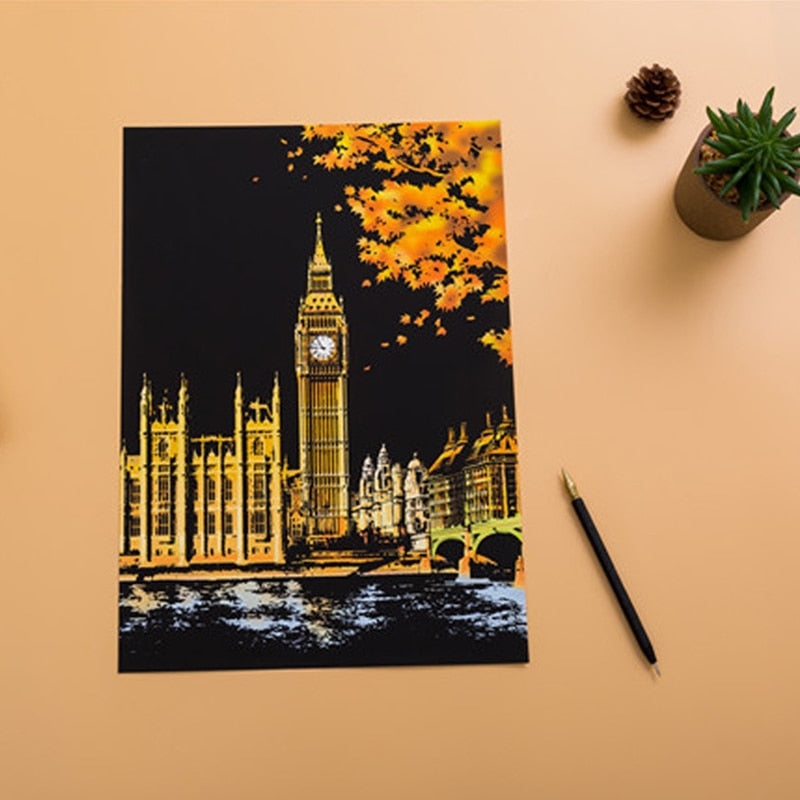 Magic Art DIY Scratchable Painting - Image 3