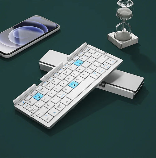 Multi-Device Connection Mini Foldable Bluetooth Keyboard - Image 0