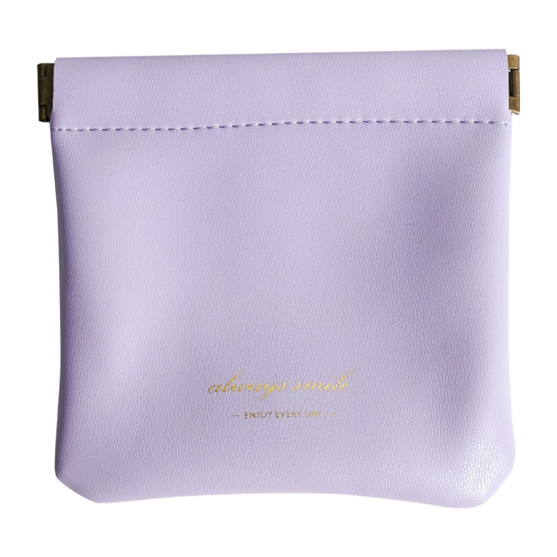 Waterproof Mini Leather Makeup Bag