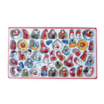 48pcs Santa's Runners Wooden Decoration Set