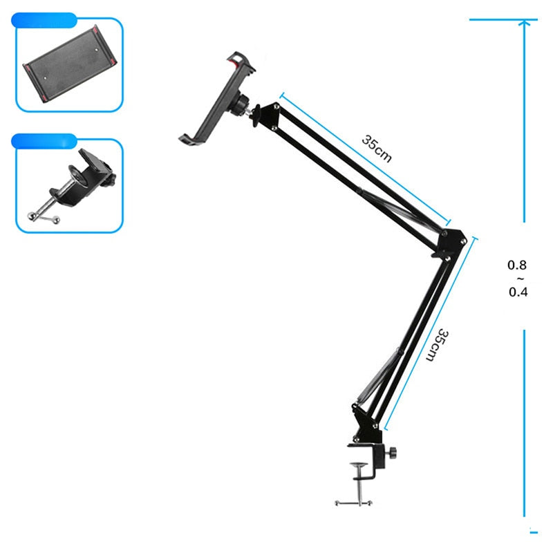 Adjustable Desktop Phone Tablet Stand Holder Clip - Image 5