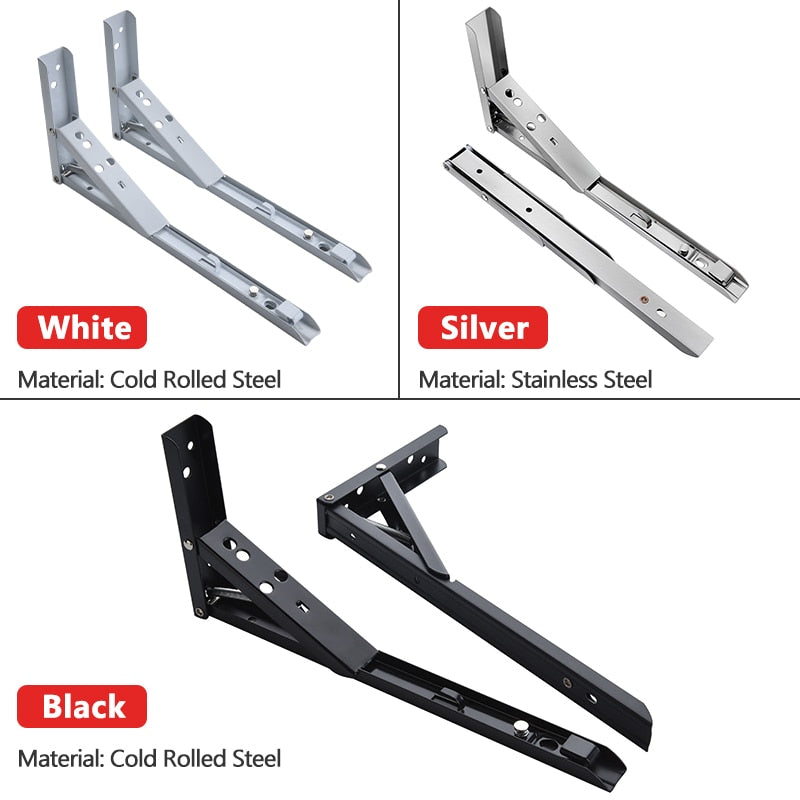 Wall-Mounted Foldable Shelf Organizer Bracket - Image 4